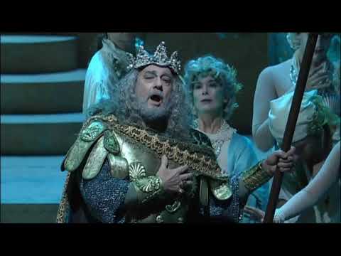 Plácido Domingo in "The Enchanted Island" (2011): "Who dares to call me? – Gone forever"