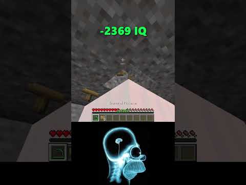 Zqube - -2369 IQ vs 969 IQ Minecraft (World's Smallest Violin) #shorts