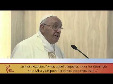 El escándalo del cristiano mundano: El Papa Francisco en Casa Santa Martha HD (15/06/2015)