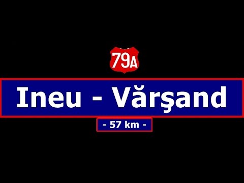 DN 79A: Ineu - Chişineu-Criş - Vărşand (June 7, 2016)