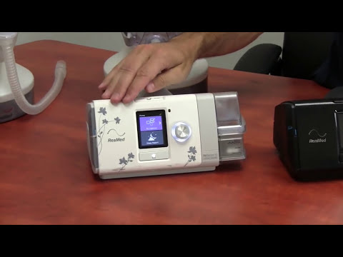 ResMed AirSense 10 AutoSet CPAP Machine Features and Tutorial