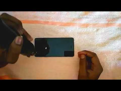 Micromax Canvas silver( 5 )open battery and motherboard