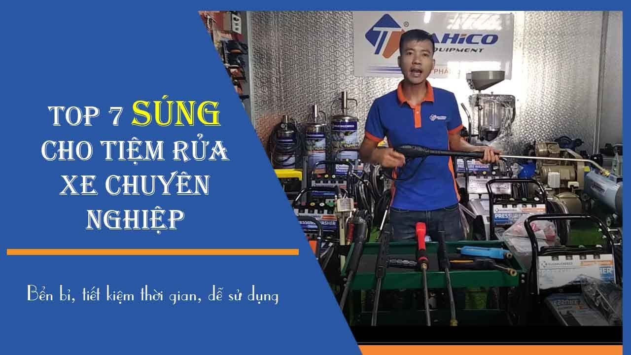 Súng rửa xe loại dài có tay cầm chuyên nghiệp 17