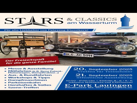 Stars and Classic am Wasserturm 2025 - Impressionen von der Oldtimermesse 2025 in Lauingen