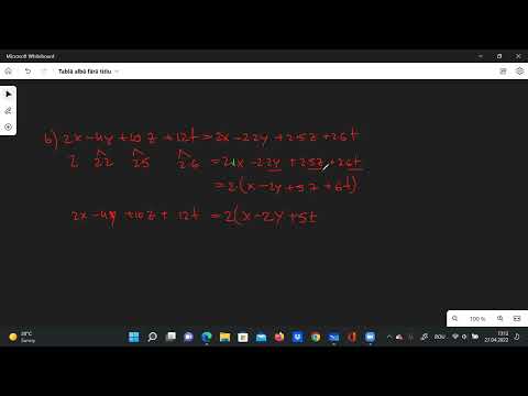 Descompunerea folosind factorul  comun clasa a 8 a