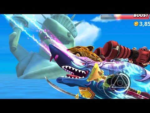 New The Bay Map ! Dark Magic Shark ! - Hungry Shark World