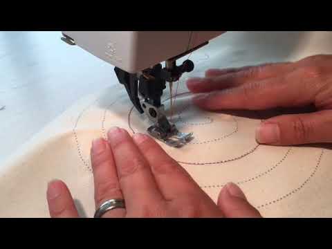 Oefening rondingen naaien