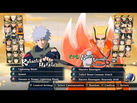 Naruto x Boruto: Ultimate Ninja Storm Connections - All Characters And Costumes (4K )