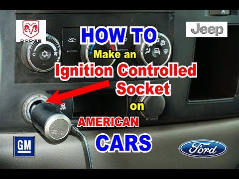 DIY: Ignition Controlled Power Socket on a GM, Ford, or Chrysler