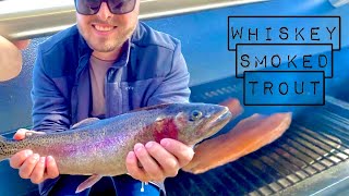 Fresh Caught WHISKEY SMOKED TROUT On The TRAEGER | Catch And Cook