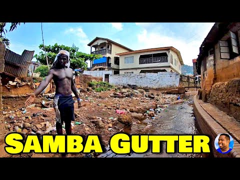 SAMBA GUTTER - Oldest Drainage System In Freetown 🇸🇱 Vlog 2022 - Explore With Triple-A