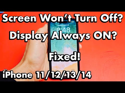 iPhone 11/12/13/14: Screen Won't Turn Off? Turn Off 'Always On Display'