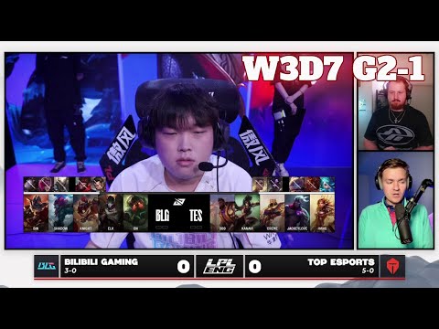 BLG vs TES - Game 1 | Week 3 Day 7 LPL Summer 2025 Split 3 | Bilibili Gaming vs Top Esports G1 full
