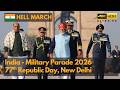 Hell March India 77th Republic Day Military Parade 2026 4K UHD