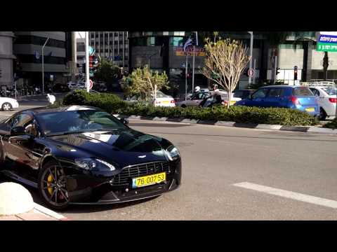 Aston Martin V8 Vantage N430 acceleration in Israel