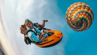 HOT AIR BALLOON RAFTING & ROPE SWING (Skydiving) - Morgan Oliver-Allen