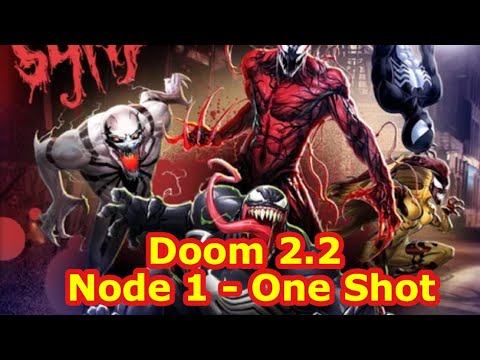 Doom 2.2 Bio | Node 1 - One Shot with Symbiotes | Doom 2.2 | Marvel Strike Force - Free to Play