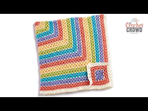 Left Hand Crochet for Beginners Baby Blanket Pattern The Crochet Crowd