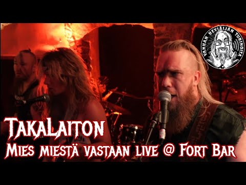 TakaLaiton -  Mies miestä vastaan live @ Fort Bar, Tallinn
