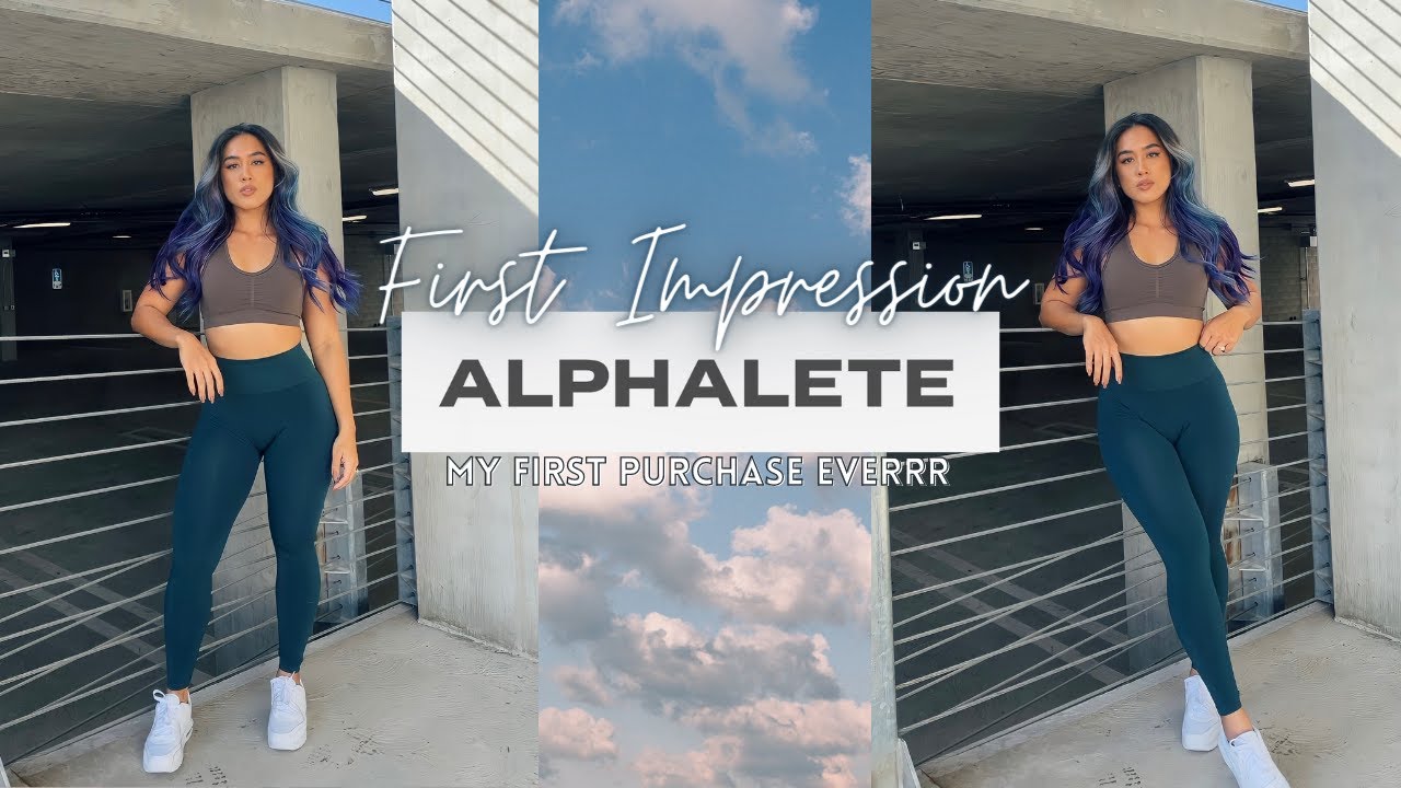 ALPHALETE FIRST IMPRESSION. Amplify leggings. ARE THEY WORTH THE HYPE??
