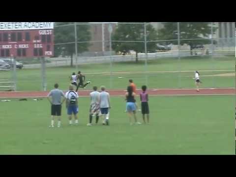 Phllips Exeter Academy Track Race Off Jabari Johnson vs. GV 4x100 vs. Coach AK