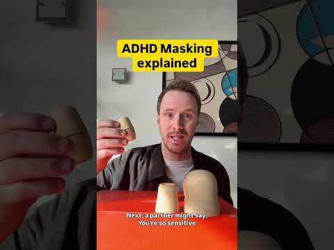 ADHD Masking explained 💚 #adhd