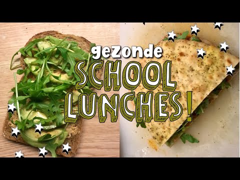 5X GEZONDE LUNCHES VOOR SCHOOL!! *5 gezonde, makkelijke en snelle lunch ideeën 2020!*