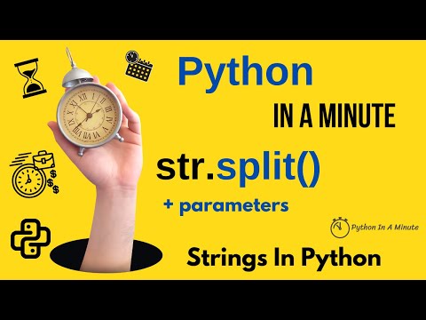 str.split(sep=None, maxsplit=-1) - Split Python Strings by Separator