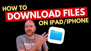 How to DOWNLOAD FILES on iPhone/iPad