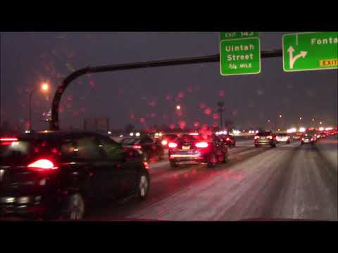 01-09-2021 Colorado Springs, CO - Winter Storm Causes a Dozen Accidents - Cars FLIPPED and Crushed