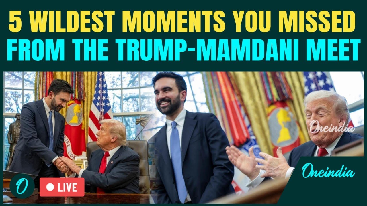 LIVE | Trump-Mamdani Meeting 5 MOST EXPLOSIVE Moments- ‘Trump a Fascist’ to Trump-Mamdani Bromance