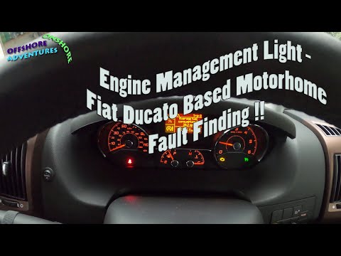 Engine Management Light and Fault Finding on our Fiat Ducato based motorhome