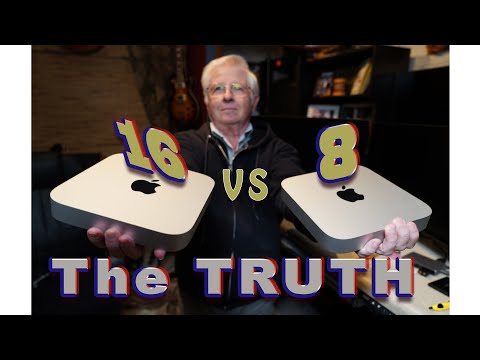 REAL LIFE COMPARISON 8GB Mac Mini M1 vs 16GB Mac Mini M1