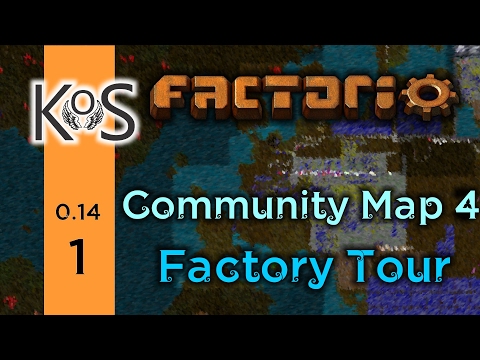Factorio Community Map 4, Ep 1: Factory Tour: Vanilla+ | Co-op Multiplayer (v 0.14)