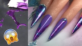 Accidentally Discovered Marbling Technique - FULL LOOK on WILLY HAND