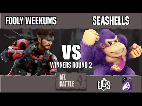 Mt. Battle 4 Squad Strike - Winners Round 2 - Fooly Weekums(Snake) Vs. Seashells(Donkey Kong)