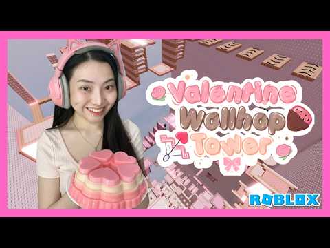 Pudding Eating Challenge at Valentine Wallhop Tower - Roblox Indonesia