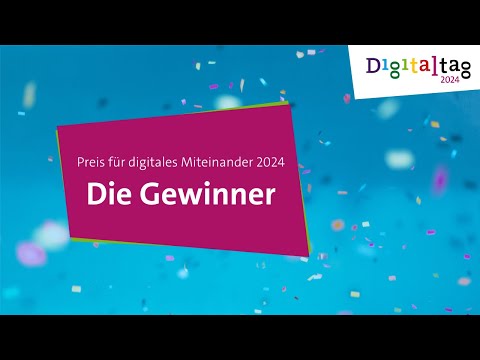 Preis für digitales Miteinander 2024 | Das sind die Gewinner!