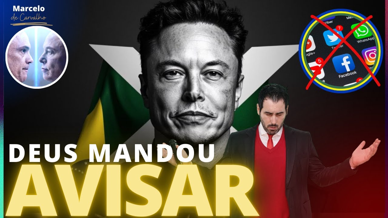 AO VIVO: DEUS AVISOU BEM ANTES DE ACONTECER | O FIM DAS REDES SOCIAIS NO BRASIL | DEUS MANDOU AVISAR