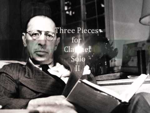I.Stravinsky: Three Pieces for Clarinet- Salvo Gangi clarinet