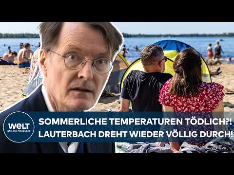 Video Thumbnail: SOMMER: Normale Temperaturen tödlich?! Lauterbach dreht wieder völlig durch! | Deutschland