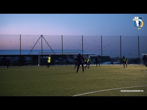 Pierwszy trening drużyny seniorów na Wojska Polskiego - ZKS Unia Tarnów