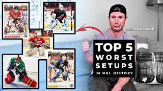 Here are my TOP 5 Worst Goalie Gear Set Ups in NHL History