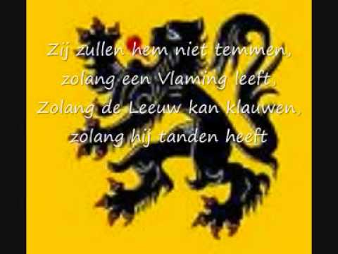 Vlaams Volkslied   De Vlaamse Leeuw national anthem flanders