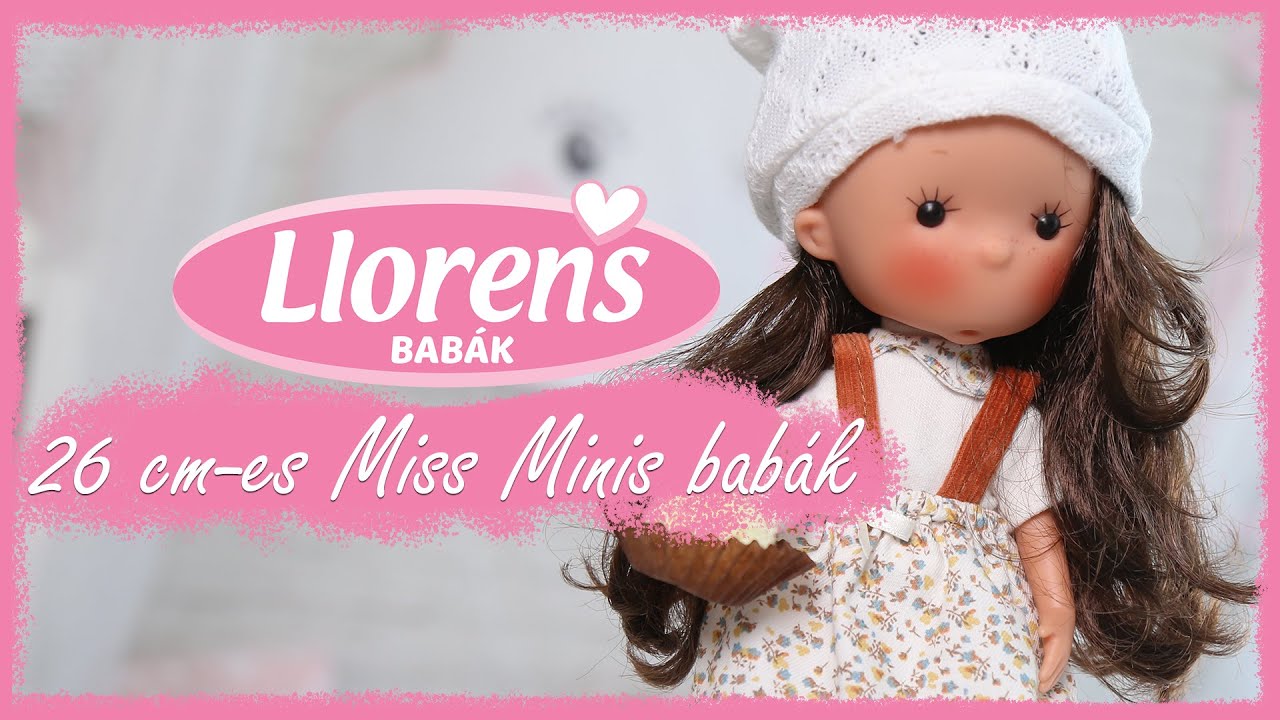 Llorens: Miss Minis Nővér baba 26cm videó