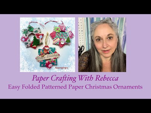 YouTube video about How to Make Beautiful Ornaments with Paper Crafting