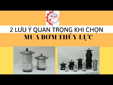 2 Lưu ý quan trọng khi mua bơm thủy lực