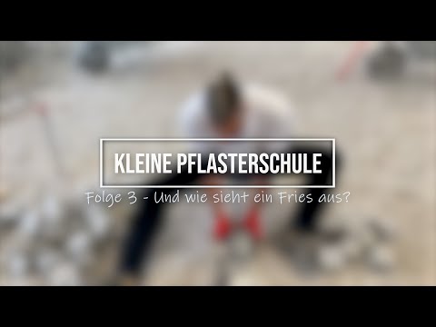 Kleine Pflasterschule - Fries und Einfassung 3: Die Wirkung des Fries'