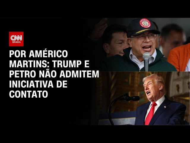 Análise: Trump e Petro não admitem iniciativa de contato | CNN NOVO DIA