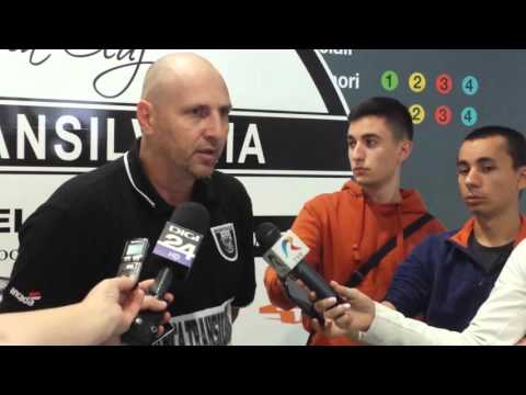 Tudor Jucan és Marcel Țenter sajtónyilatkozata a Galaci Phoenix Román-kupa visszavágó előtt